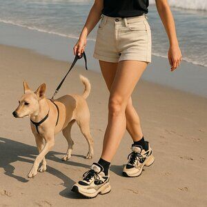 Steve Madden Women's Size 9.5M Clydie Chunky Platform Sneaker Black/Tan